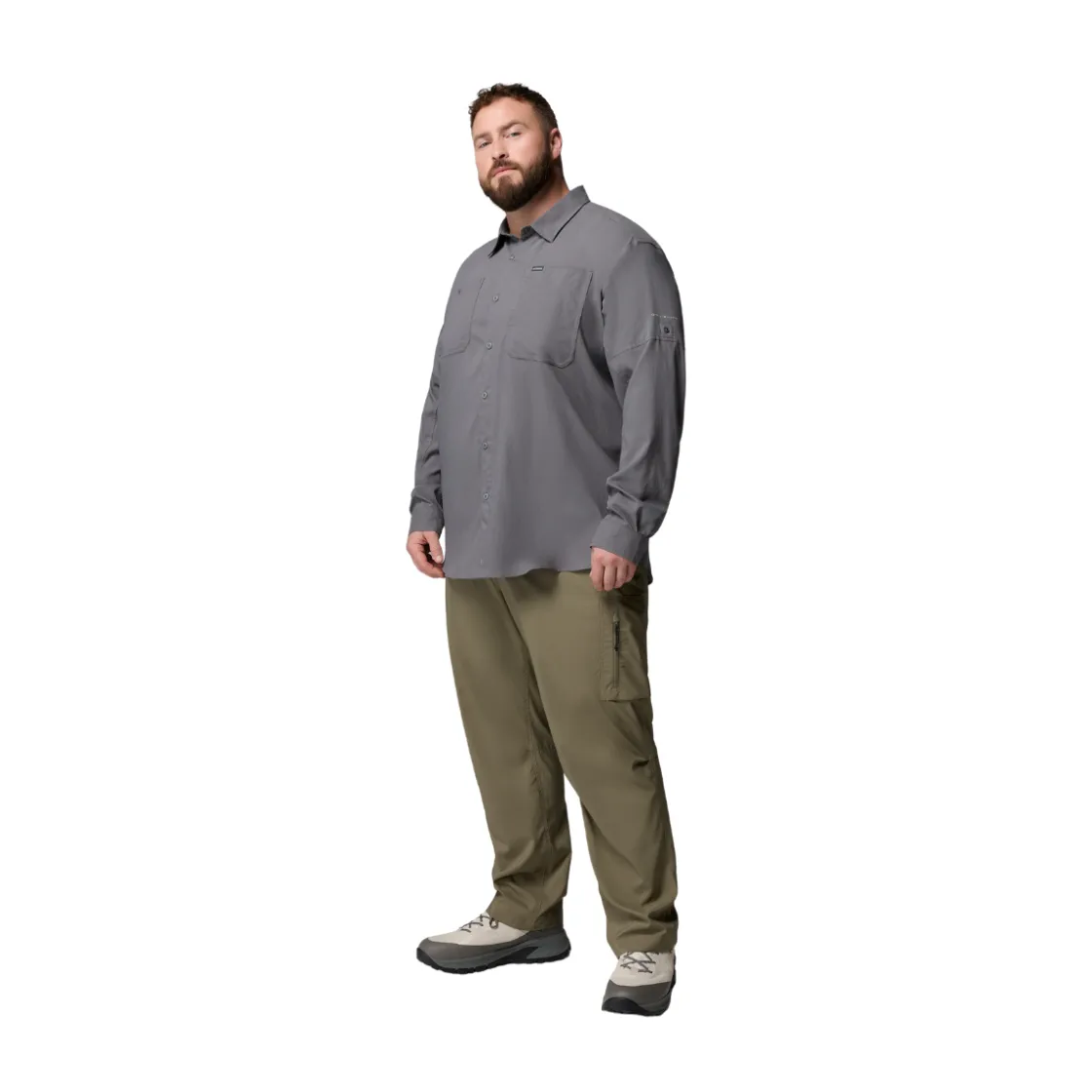 COLUMBIA Silver Ridge Utility II LS Skjorte, herre (City Grey) Best