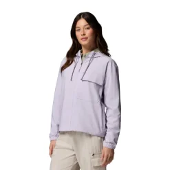 COLUMBIA Skien Valley Hooded LS Sommer- og myggejakke, dame (Lavender) New
