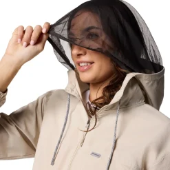 COLUMBIA Skien Valley Hooded LS Sommer- og myggejakke, dame (Dark Stone) Clearance
