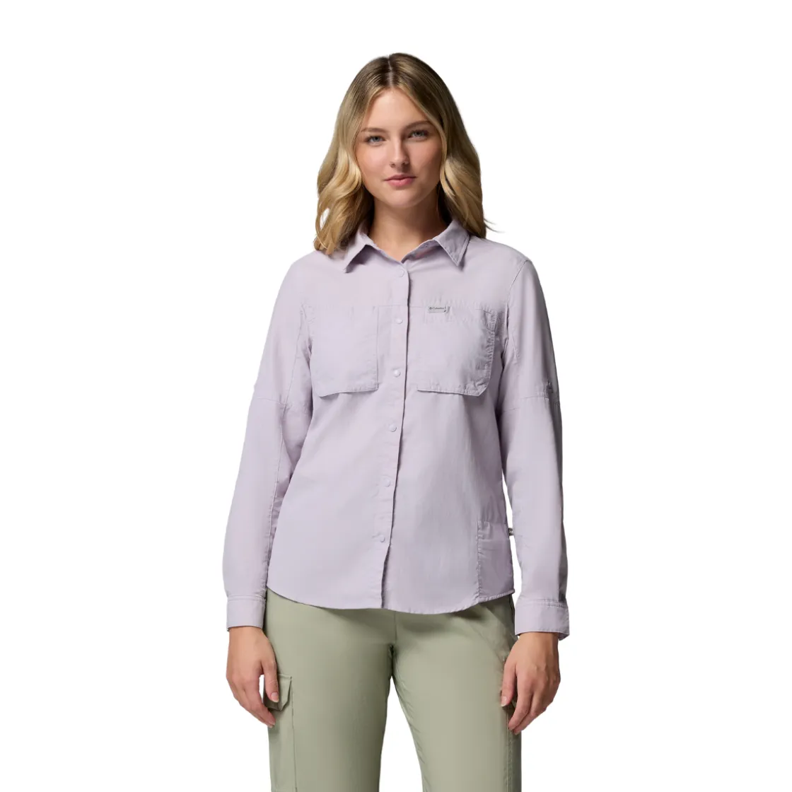 COLUMBIA Skien Valley LS Shirt, dame (Lavender) Outlet