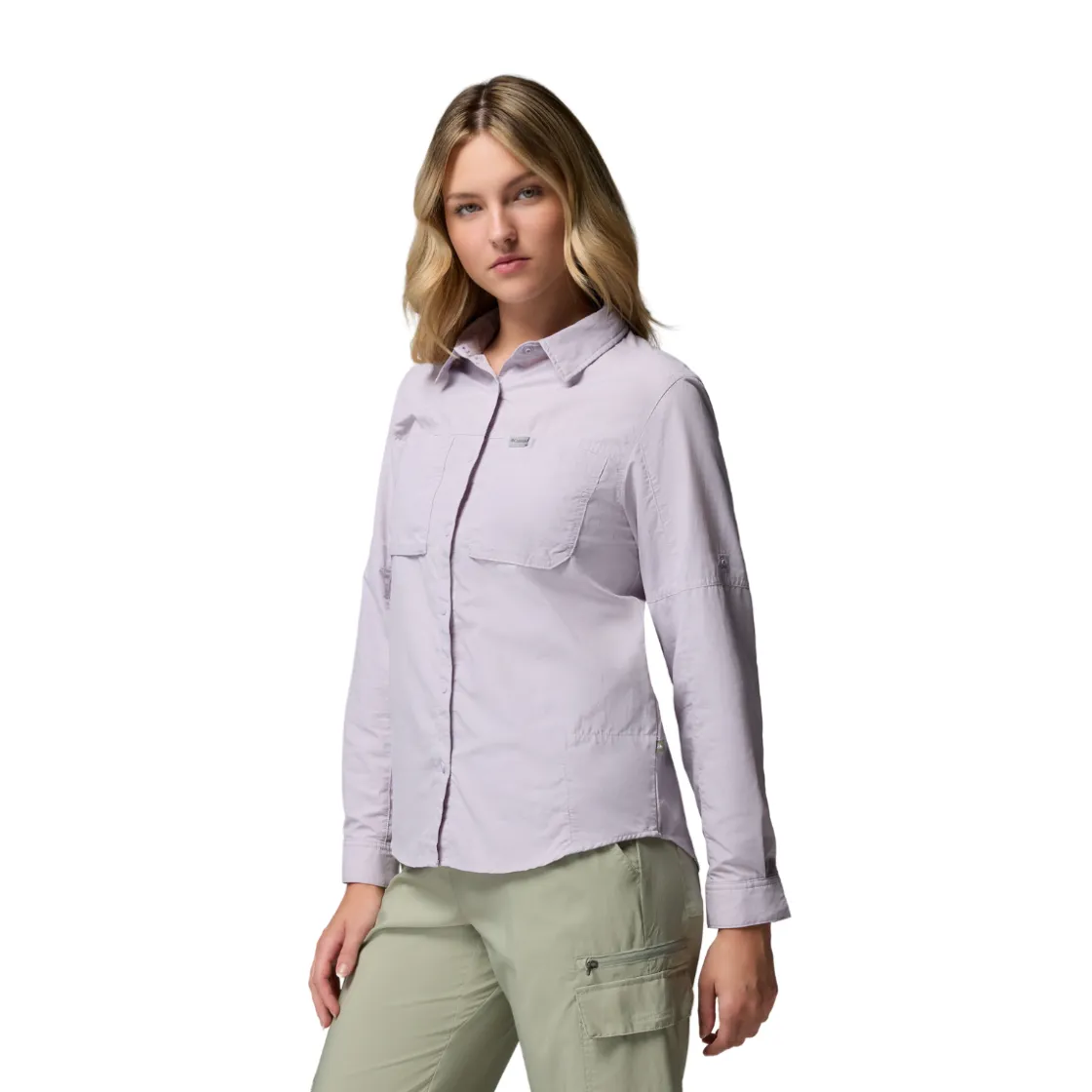 COLUMBIA Skien Valley LS Shirt, dame (Lavender) Outlet