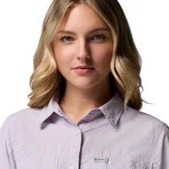 COLUMBIA Skien Valley LS Shirt, dame (Lavender) Outlet