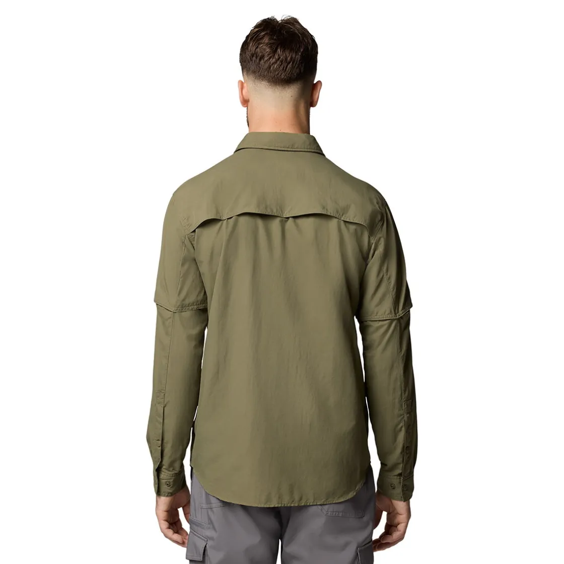 COLUMBIA Skien Valley LS Skjorte, herre (Stone Green) Sale