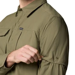 COLUMBIA Skien Valley LS Skjorte, herre (Stone Green) Sale