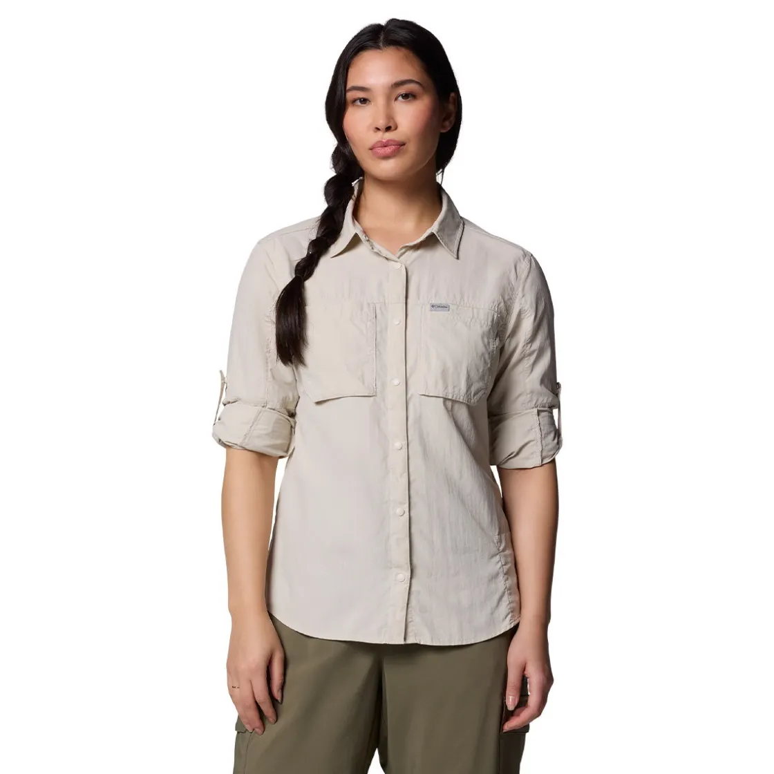 COLUMBIA Skien Valley LS Skjorte, dame (Dark Stone) Sale