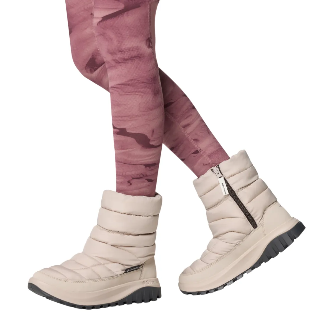 COLUMBIA Snowtrot Mid vinterstøvle, dame (Soft Taupe)