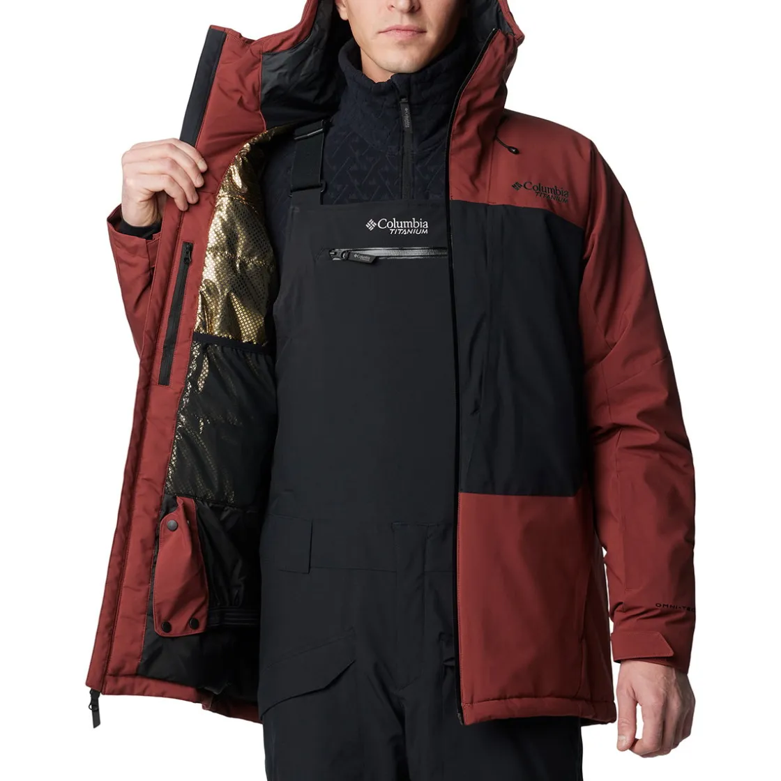 COLUMBIA Winter District III skijakke, herre (Spice Black) Outlet