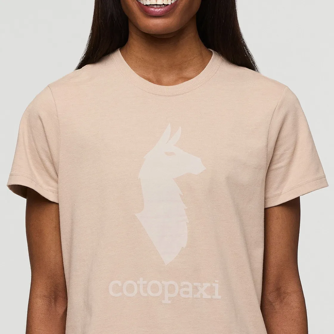 COTOPAXI Cotapaxi Llama T-shirt, dame (Oatmeal) New