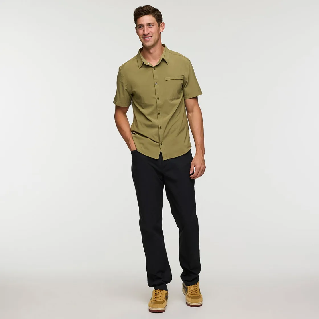COTOPAXI Cambio Button Up Skjorte, herre (Moss) Outlet