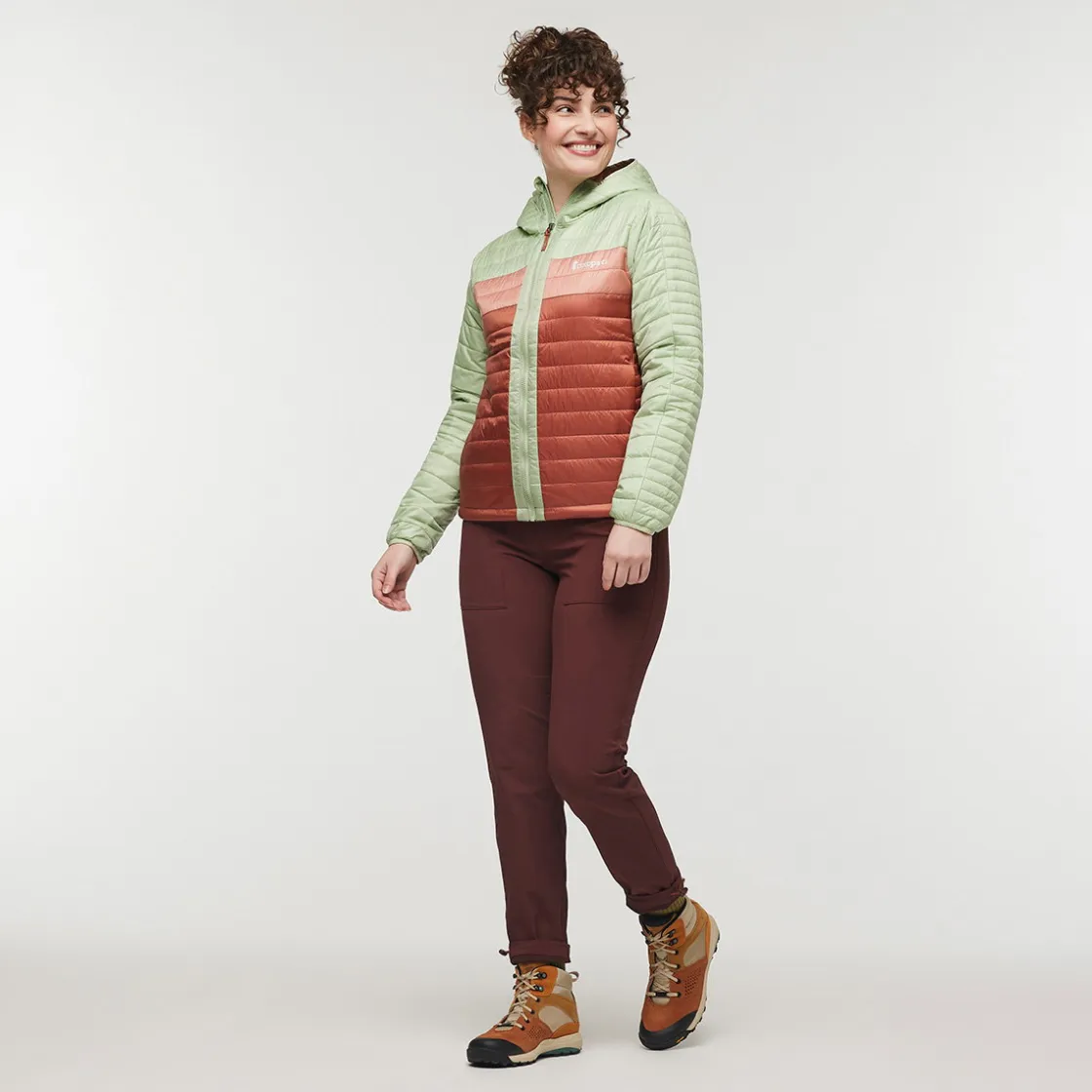 COTOPAXI Capa Insulated Hooded jakke, dame (Green Tea) Best