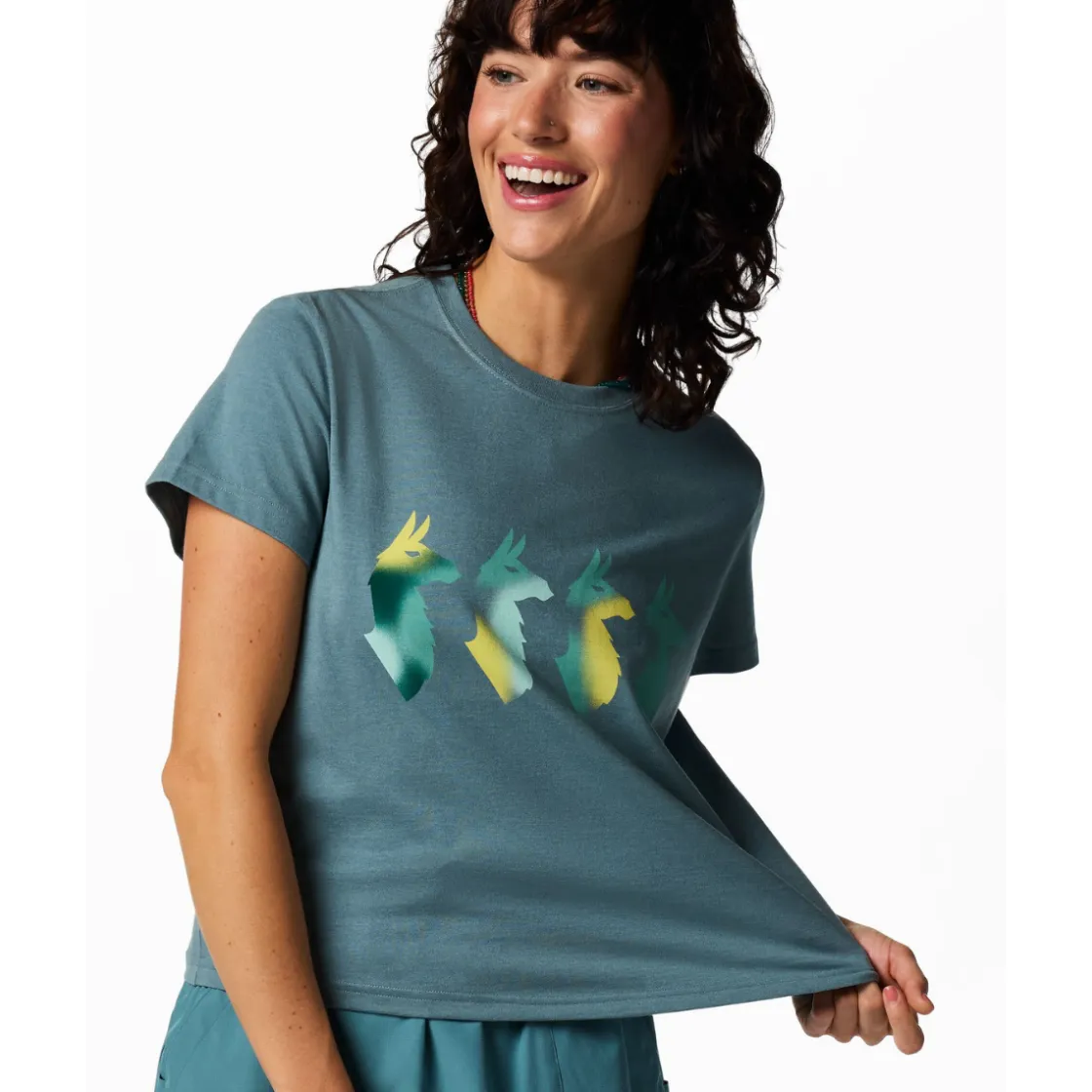 COTOPAXI Cuatro Bitmap T-shirt, dame (Everglade) Outlet