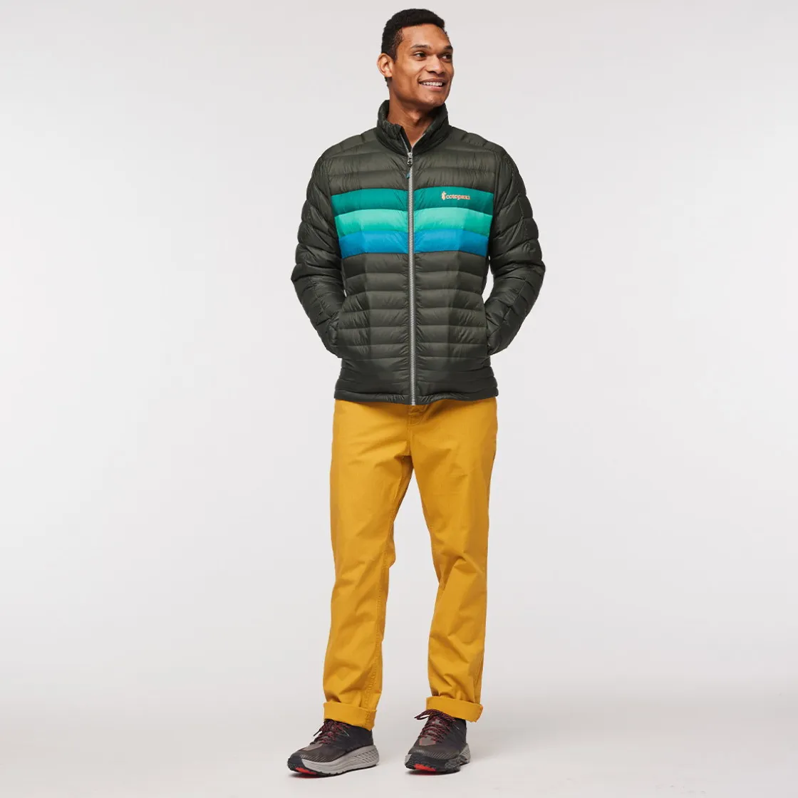 COTOPAXI Fuego Down dunjakke, herre (Woods Stripes) Best
