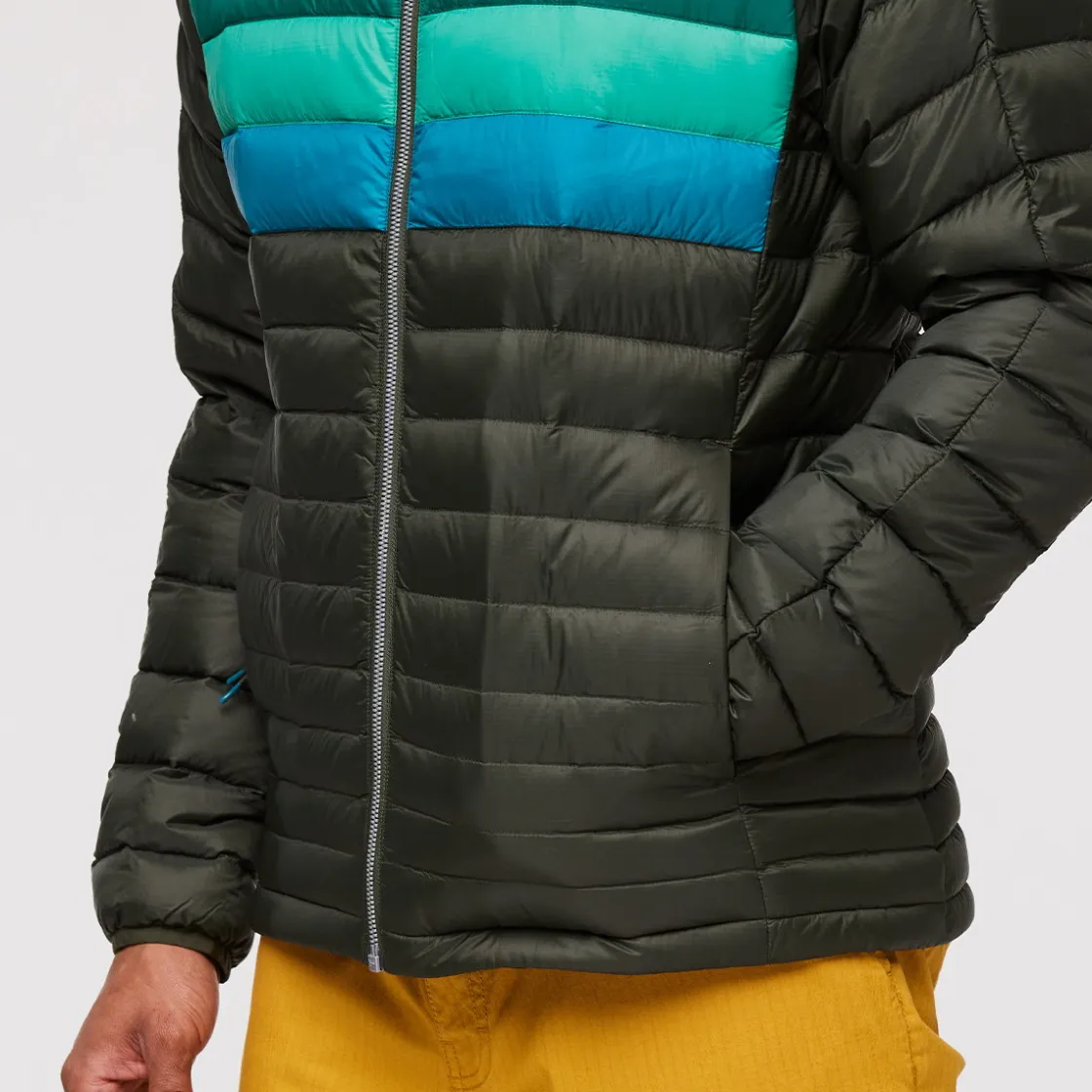 COTOPAXI Fuego Down dunjakke, herre (Woods Stripes) Best