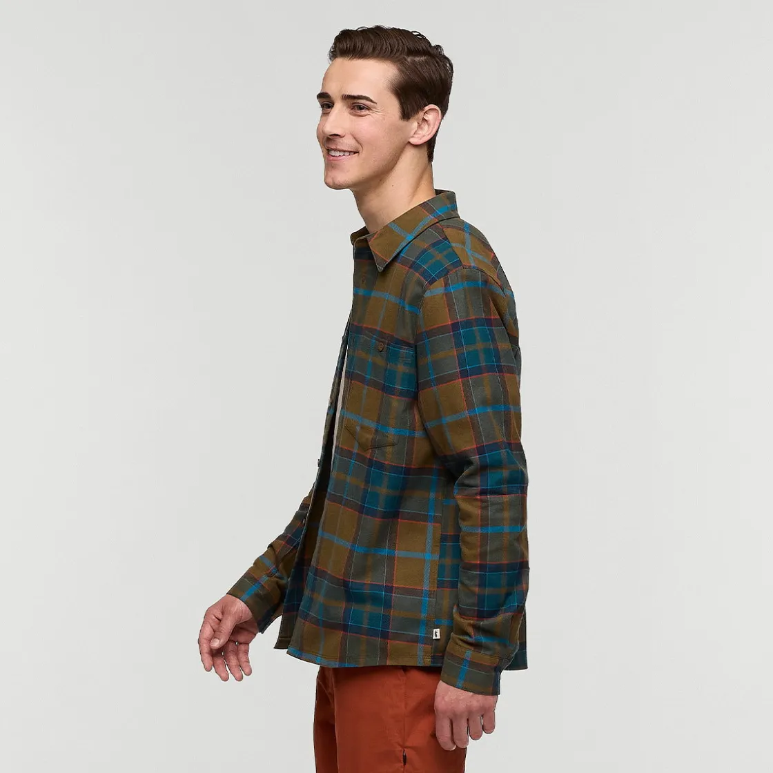 COTOPAXI Quedo Flannel skjorte, herre (Live Oak Plaid)