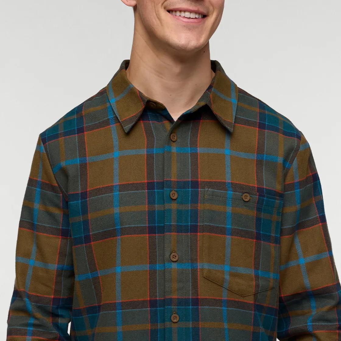 COTOPAXI Quedo Flannel skjorte, herre (Live Oak Plaid)