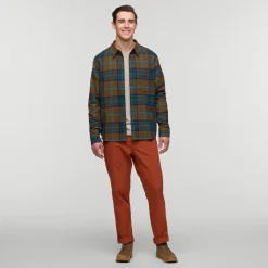 COTOPAXI Quedo Flannel skjorte, herre (Live Oak Plaid)