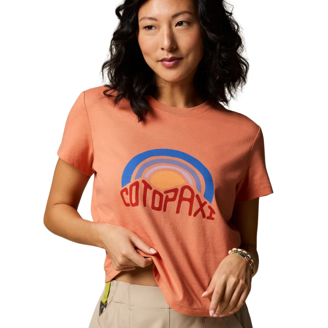 COTOPAXI Sunset Embers T-shirt, dame (Grapefruit) Sale