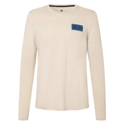 DET DANSKE SPEJDERKO DDS x Saysky Pace Long Sleeve løbetrøje (Beige Melange)