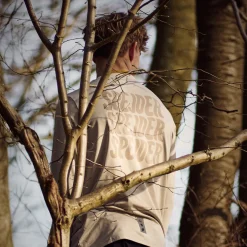 DET DANSKE SPEJDERKO DDS x Saysky Pace Long Sleeve løbetrøje (Beige Melange)