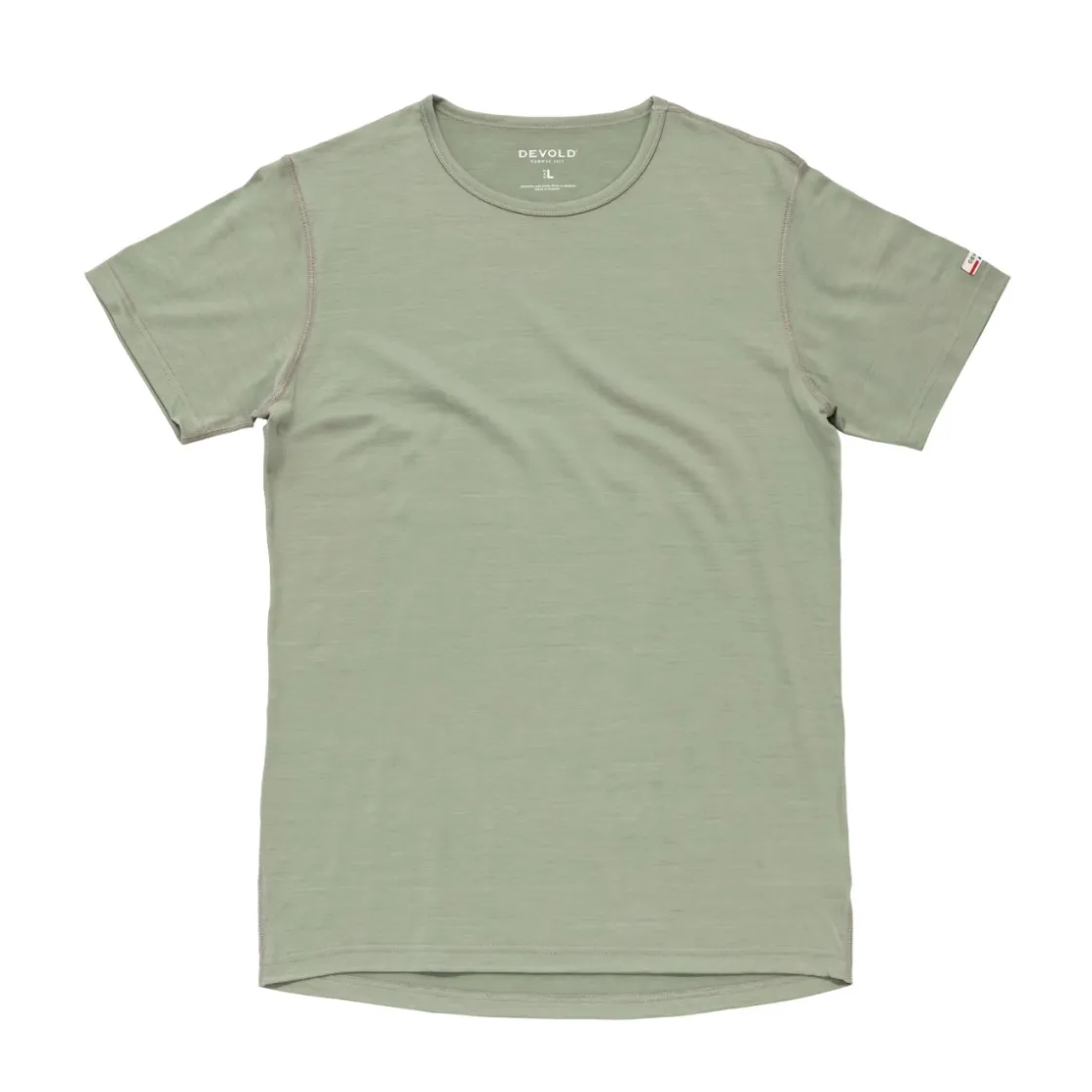 DEVOLD Breeze Plus Merino 200 Tee, herre (Fog) Best