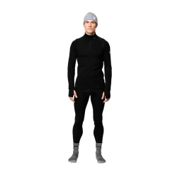 DEVOLD Expedition Merino 235 Zip Neck trøje, herre (Black) Best