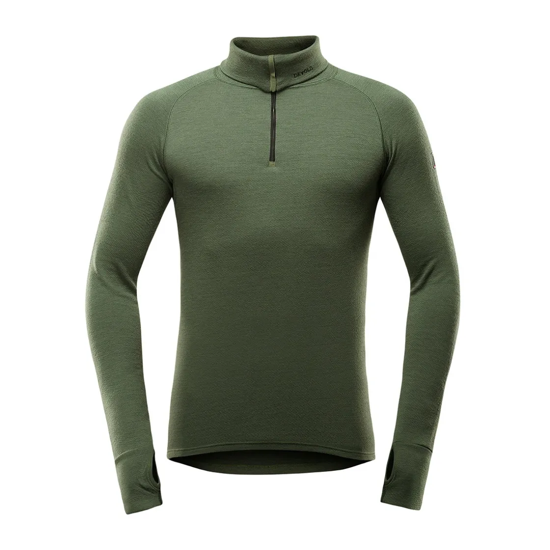 DEVOLD Expedition Merino 235 Zip Neck trøje, herre (Forest) Discount