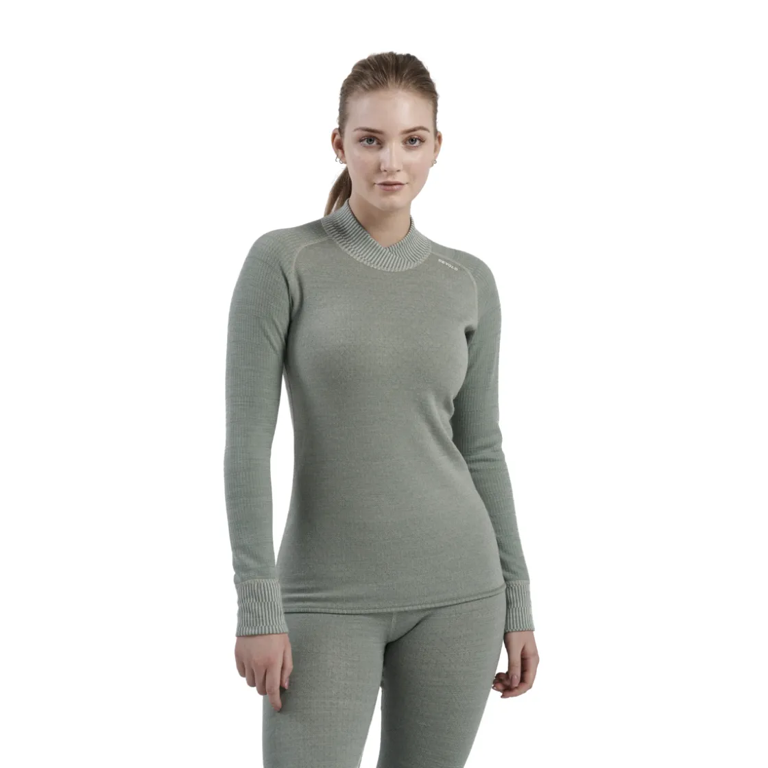 DEVOLD Kvitegga Cross Neck, dame Outlet