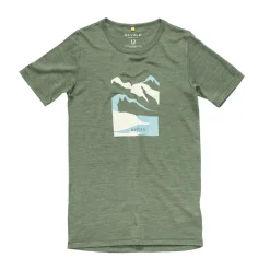 DEVOLD Molnes Merino 150 T-shirt, junior (Forest) Sale