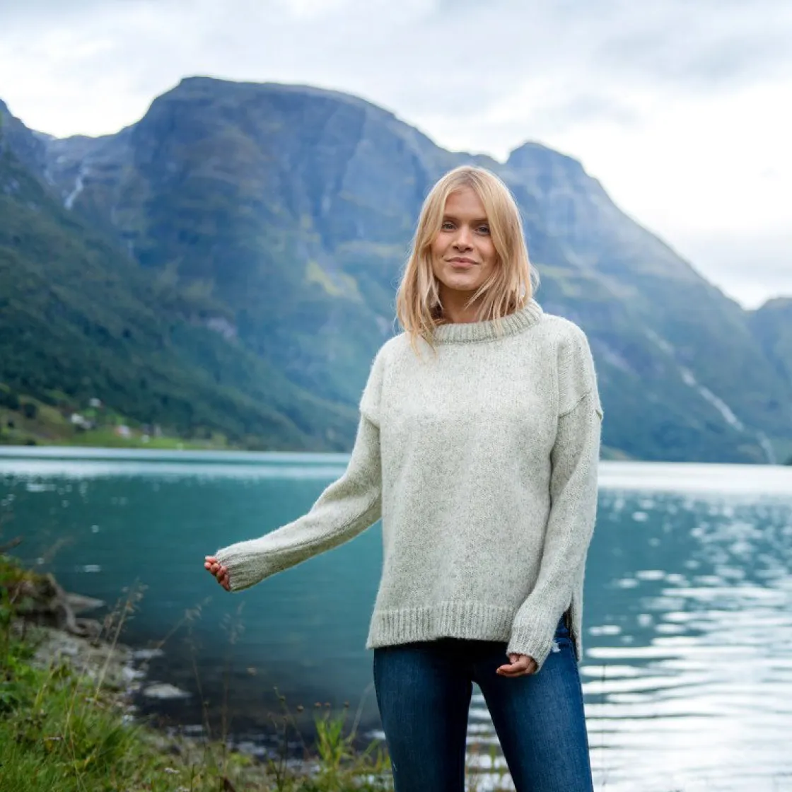 DEVOLD Nansen Split Seam Sweater, dame Discount