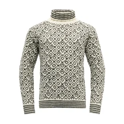 DEVOLD Svalbard Sweater High Neck (Offwhite) Clearance