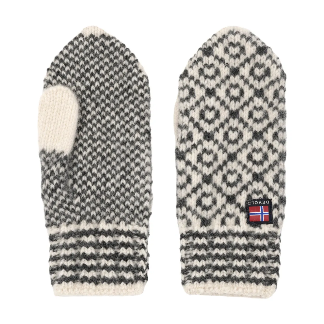 DEVOLD Svalbard Wool Mitten (Offwhite / Anthracite) Discount