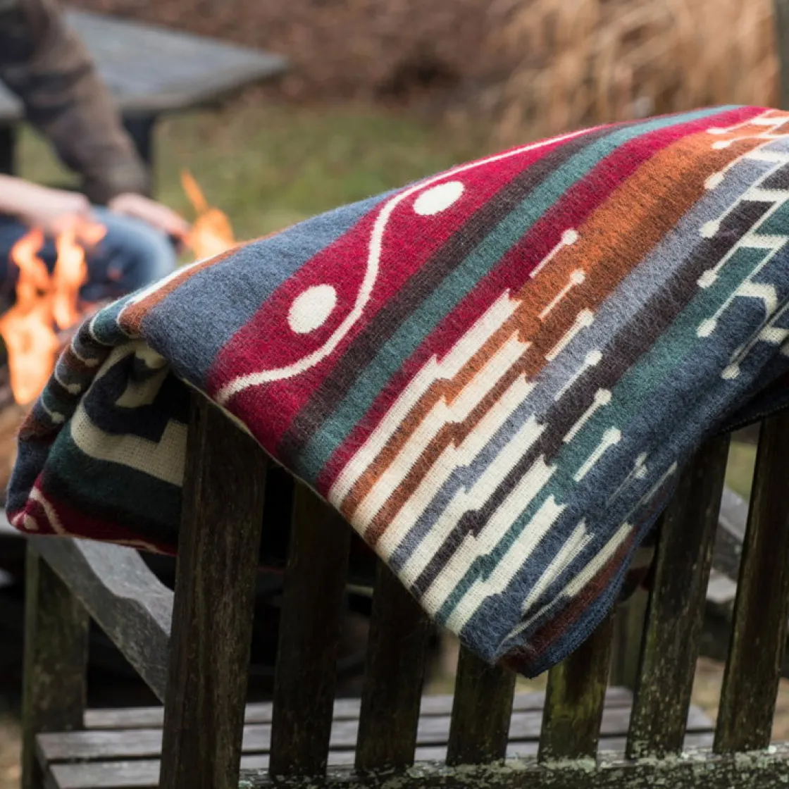 ECUADANE Mountain Plaid, Sumaco Wave