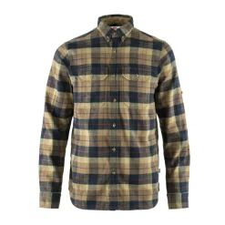 FJÄLLRÄVEN Fjällräven Singi Heavy Flannel Skjorte, herre (Dark Sand) New
