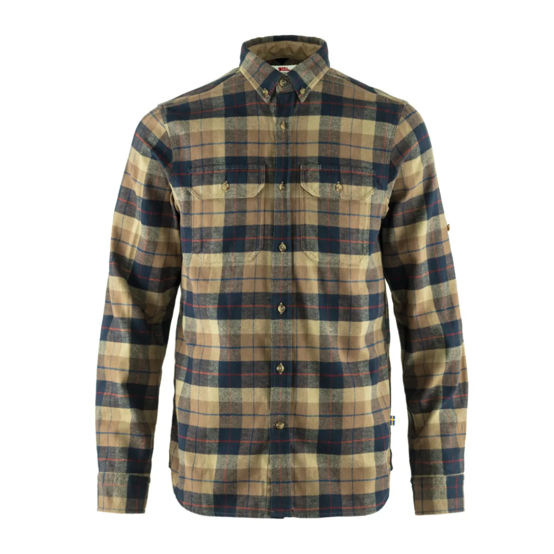FJÄLLRÄVEN Fjällräven Singi Heavy Flannel Skjorte, herre (Dark Sand) New
