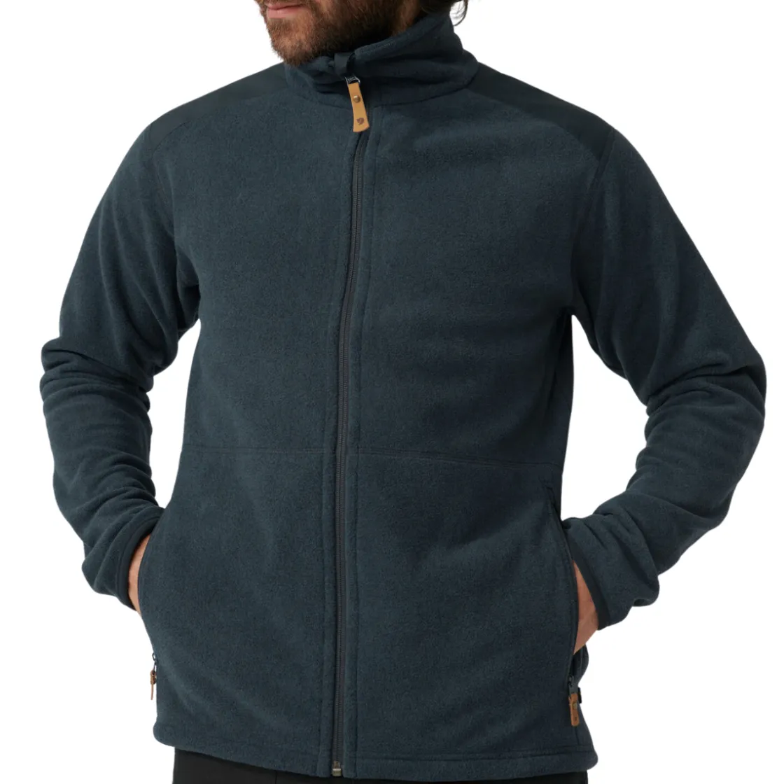 FJÄLLRÄVEN Fjällräven Sten Fleece, herre (Dark Olive) Best