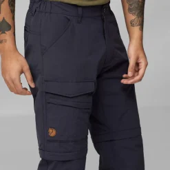 FJÄLLRÄVEN Fjällräven Travellers MT Zip-Off Bukser, herre (Dark Navy) Best