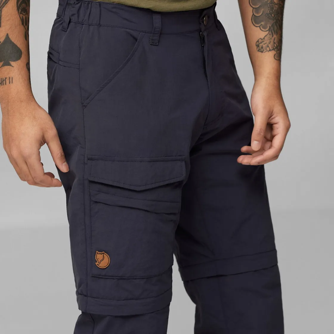 FJÄLLRÄVEN Fjällräven Travellers MT Zip-Off Bukser, herre (Dark Navy) Best