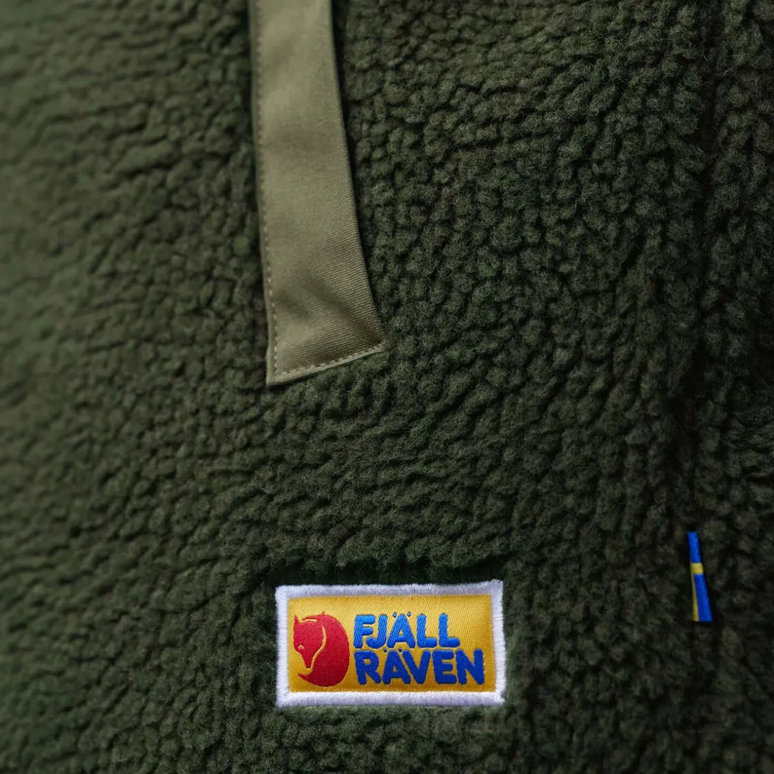 FJÄLLRÄVEN Fjällräven Vardag Pile Fleece, herre (Deep Forest / Laurel Green) Best