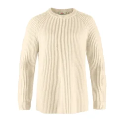 FJÄLLRÄVEN Fjällräven Övik Rib Sweater, dame (Chalk White) Best