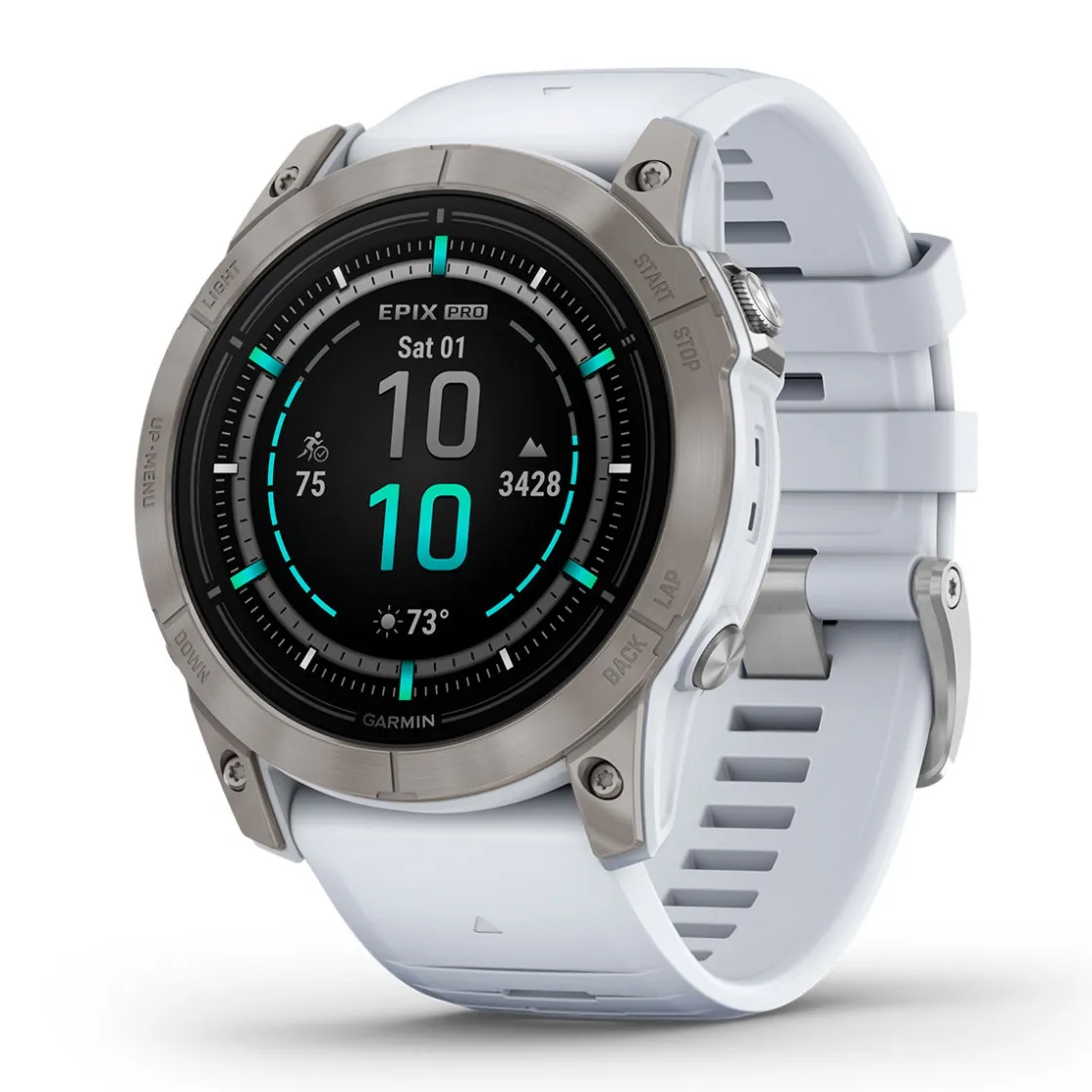 GARMIN Epix 2 Pro Sapphire - Titanium, Whitestone rem, 51 mm Best