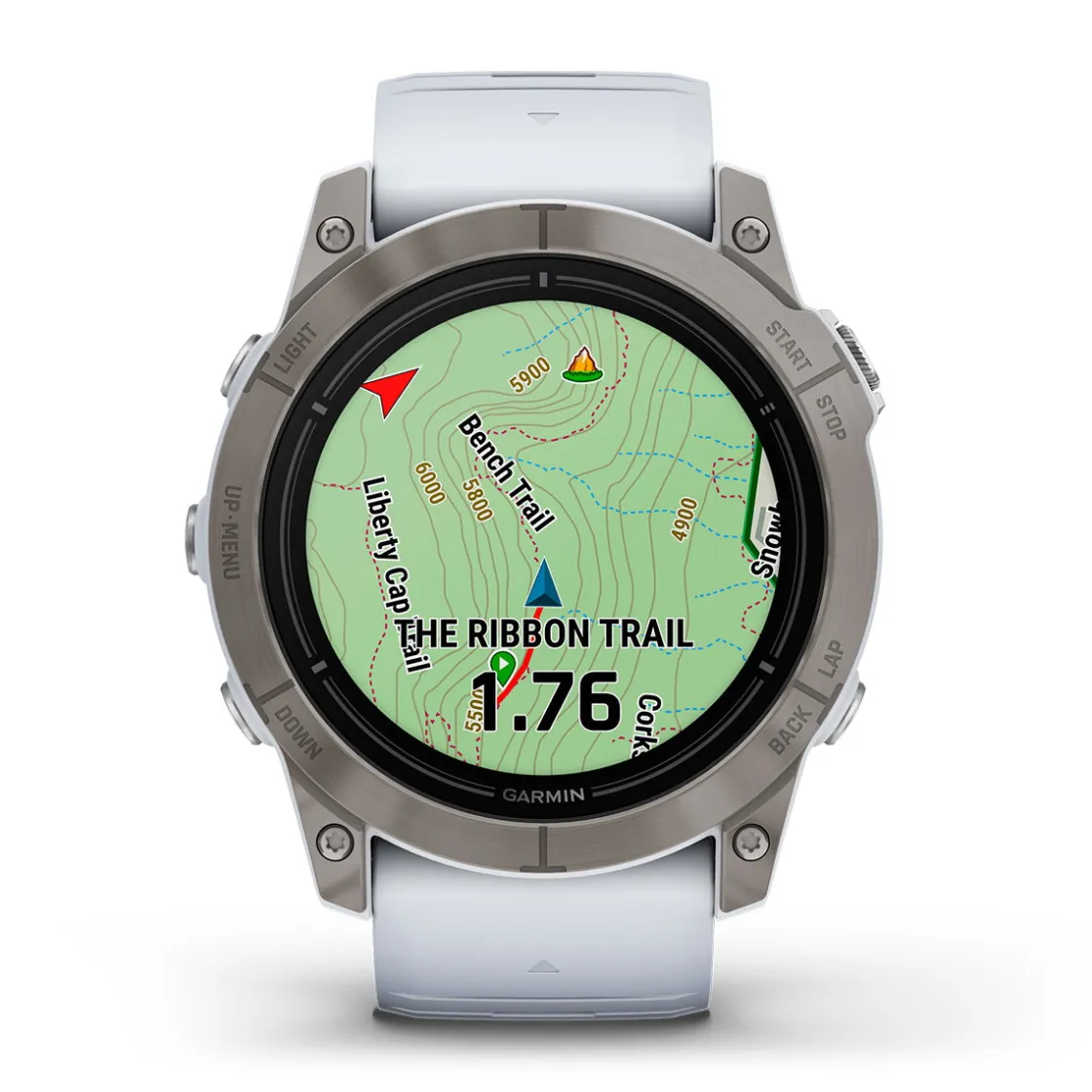 GARMIN Epix 2 Pro Sapphire - Titanium, Whitestone rem, 51 mm Best