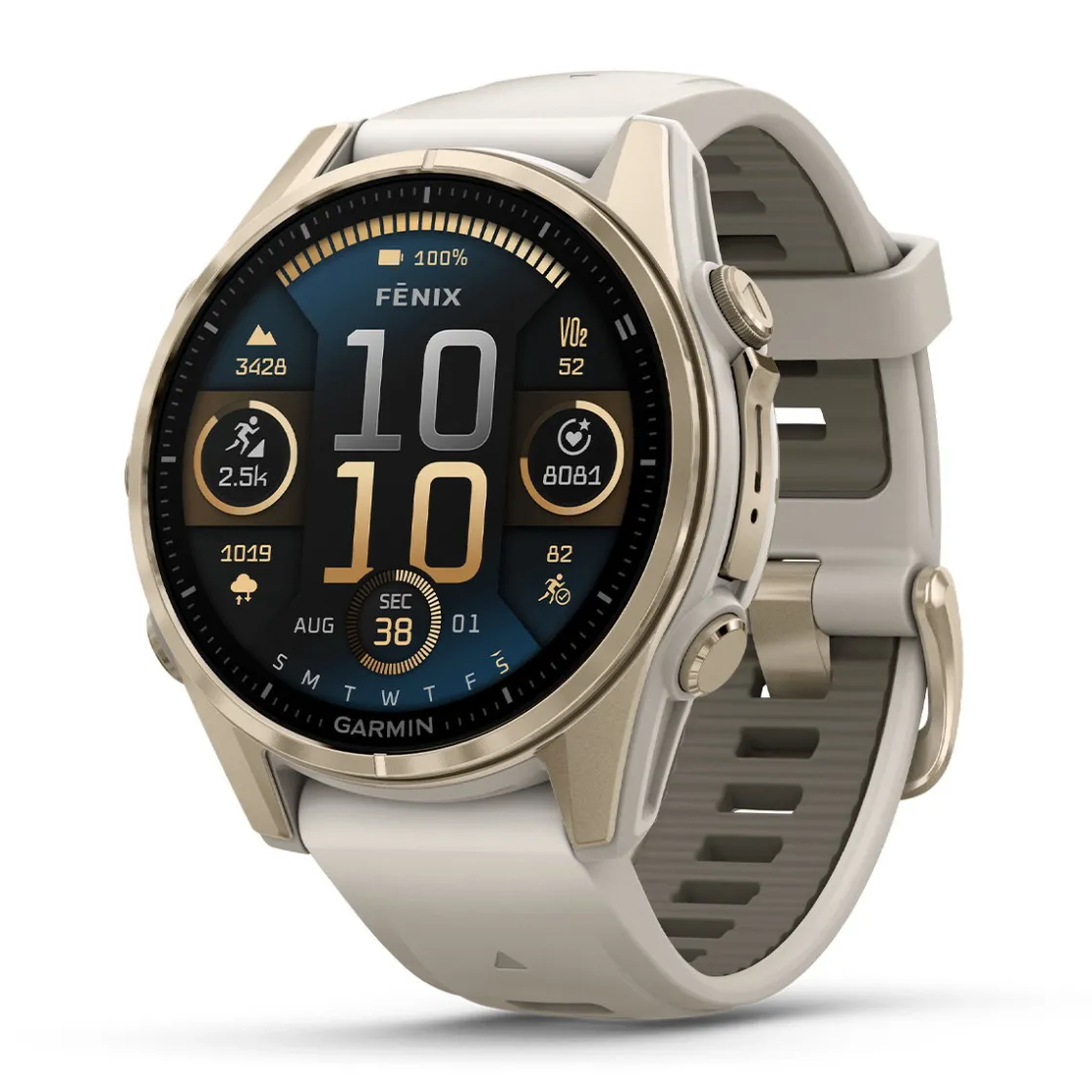 GARMIN Fenix 8 AMOLED Sapphire, 43 mm (Soft Gold) Hot