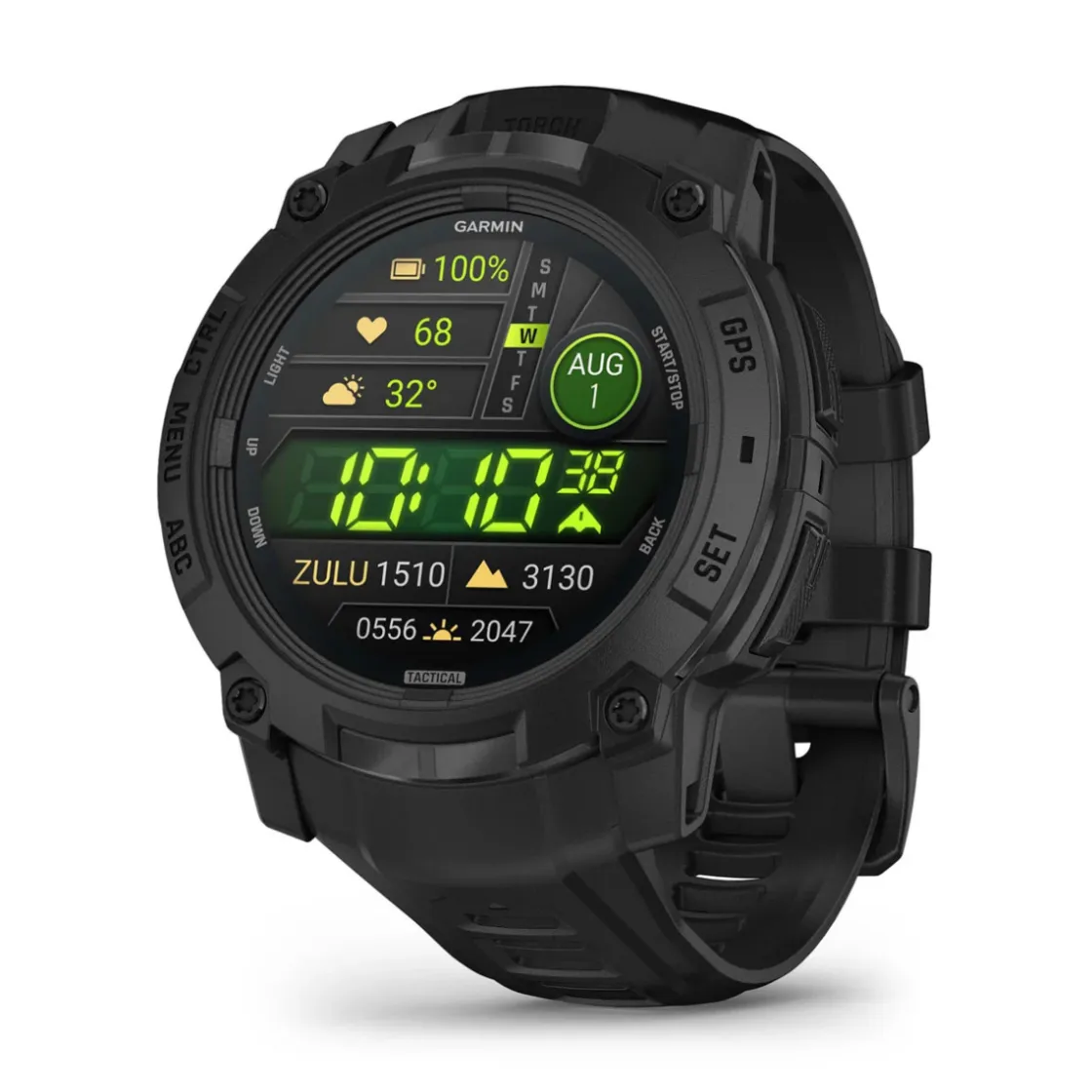 GARMIN Instinct 3 Tactical AMOLED 50mm GPS-smartwatch (Black)