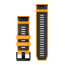 GARMIN 26mm QuickFit Silicone urrem (Spark Orange / Graphite) Best