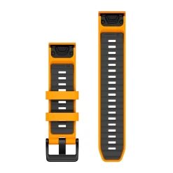 GARMIN QuickFit 22mm silikone urrem (Spark Orange / Graphite) Discount