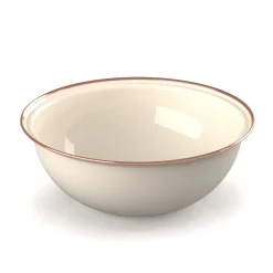 GSI Mesa Enamelware Bowl / dyb tallerken (Cream) Clearance