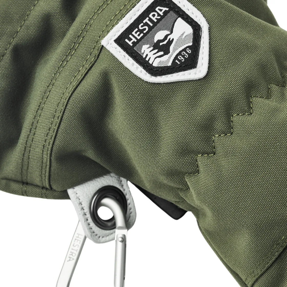 HESTRA Army Leather Heli Ski Mitts skiluffer (Olive)