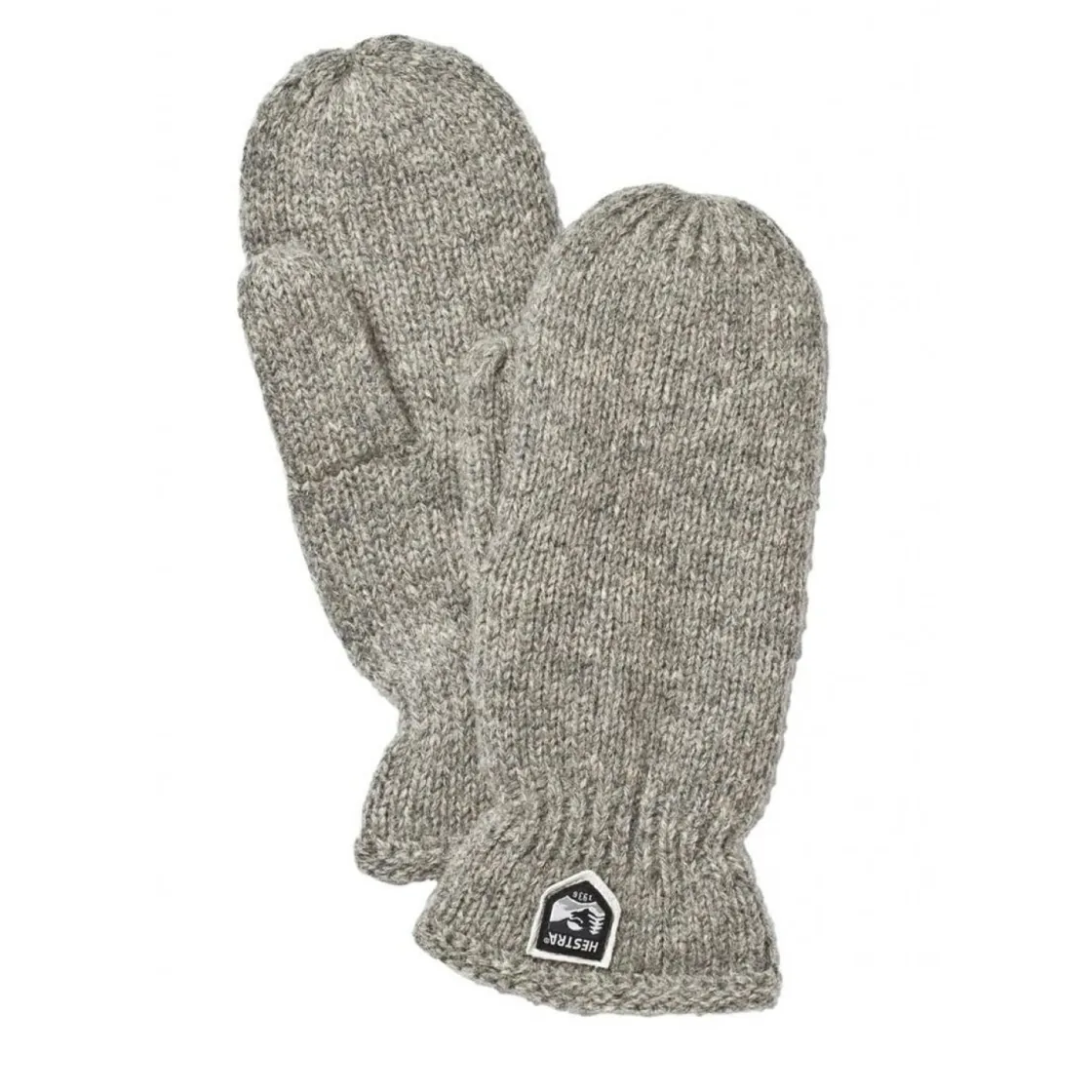 HESTRA Basic Wool Mitt uldvante (Grey) Hot