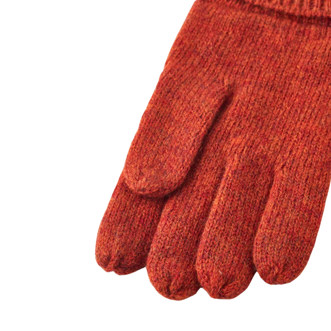 HESTRA Raggwool Glove uldhandsker (Brick Red) Sale