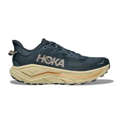 HOKA Challenger 8 trailsko, herre (Faded Navy / Pampass Grass) Outlet